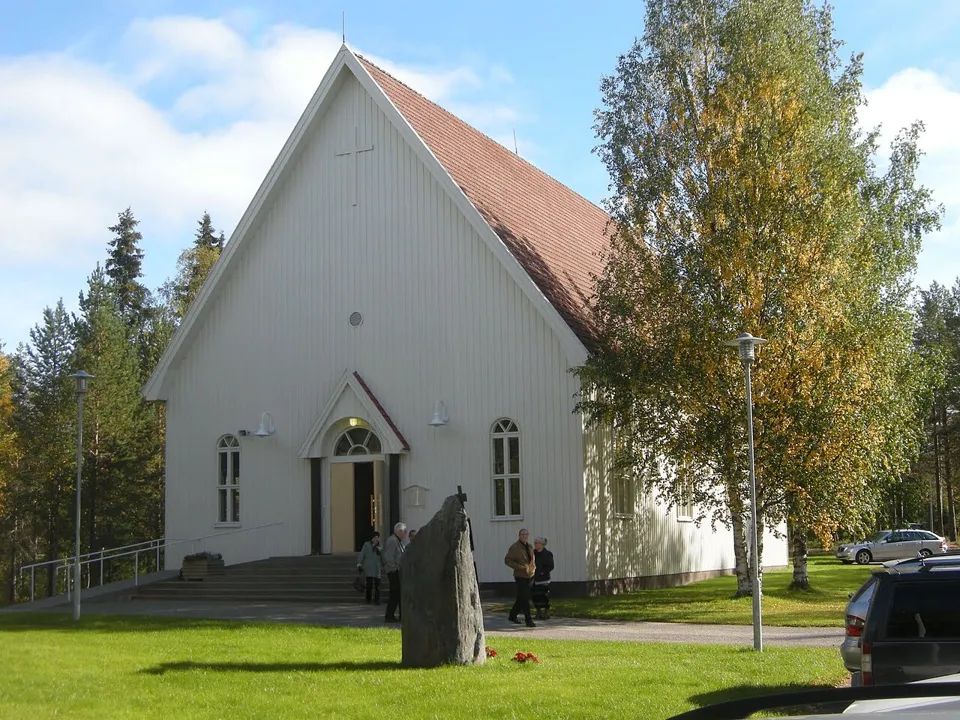 Церковь в центре Посио, Лапландия